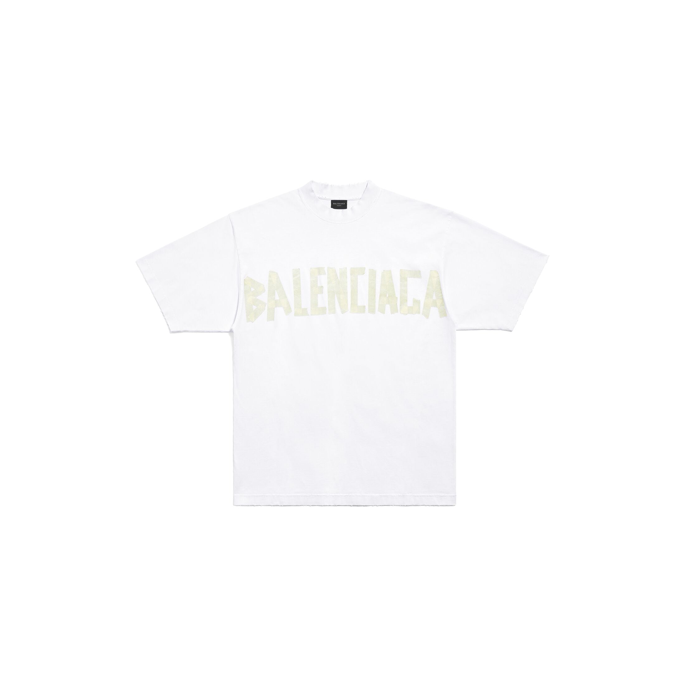 Yellow Letter Print T Shirt