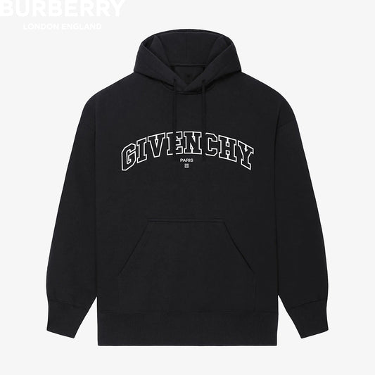 Hollow Classic Print Hoodie