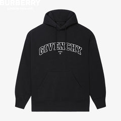 Hollow Classic Print Hoodie