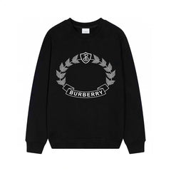 Oak Leaf Crest Print Sweatshirt