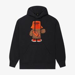 Bear Print Hoodie