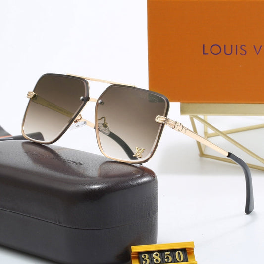 Luxurious Metal Frame Aviator Sunglasses