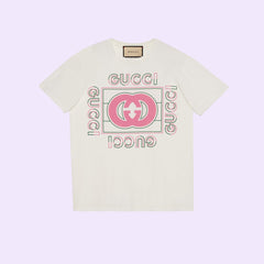 Pink Vintage Print T-SHIRT