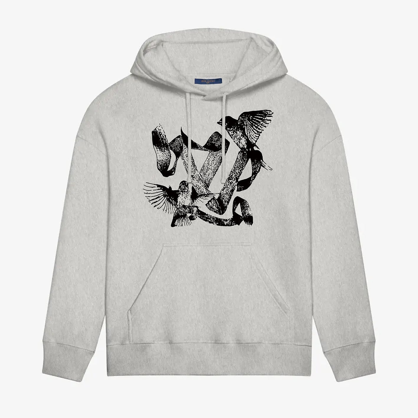 Bird Print Hoodie