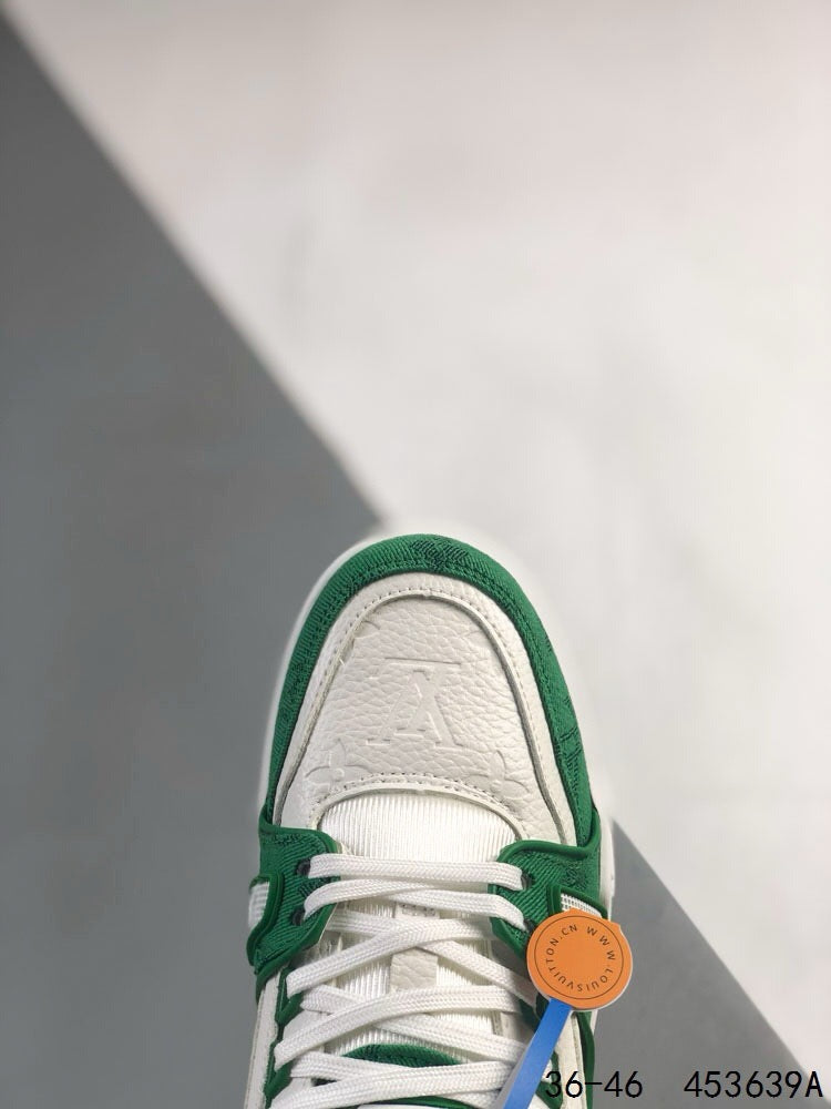 Green Letter Sneaker