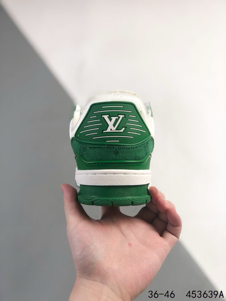 Green Letter Sneaker