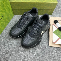 Bat Print Black Classical Sneaker