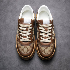 Brown Letter Retro Sneaker