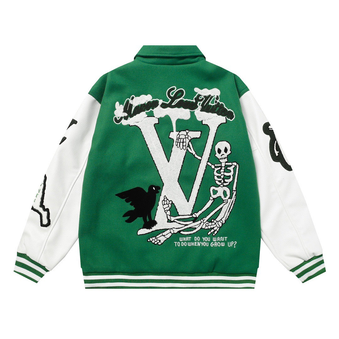 Classic baseball jacket