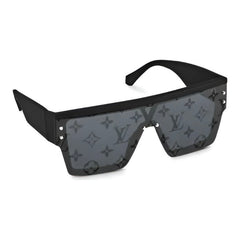 Classic all-over print square wide-leg sunglasses