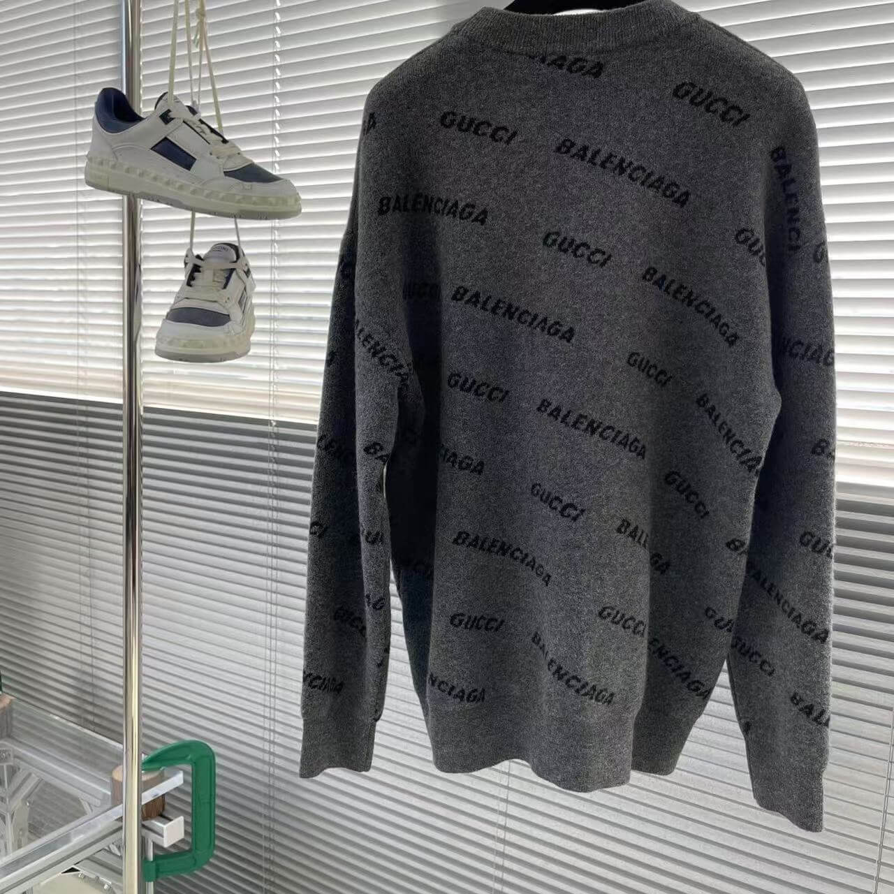 Alphabet Barrage Knitted Sweater