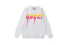 Colorful Gradient Bladed Letter Sweatshirt