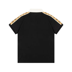 Double G Patchwork Polo Shirt