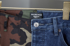 Camouflage Patchwork Jeans