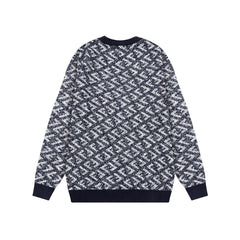 All Over Print Jacquard Sweater