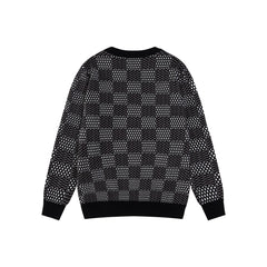 Checkerboard Jacquard Craft Sweatshirt