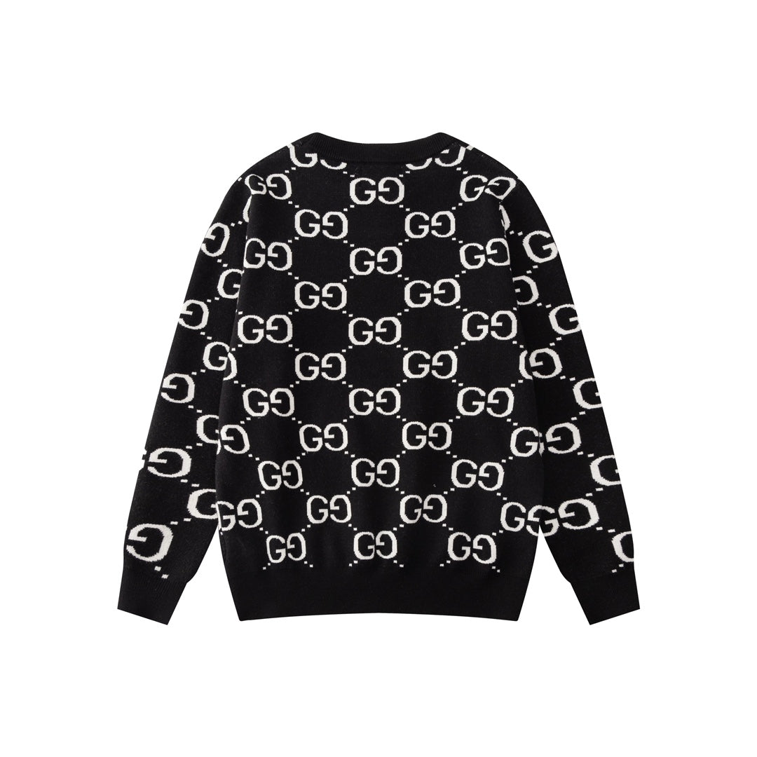 Full Print Heavy Sweater