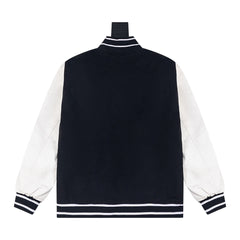 Letter Embroidery Baseball Jacket