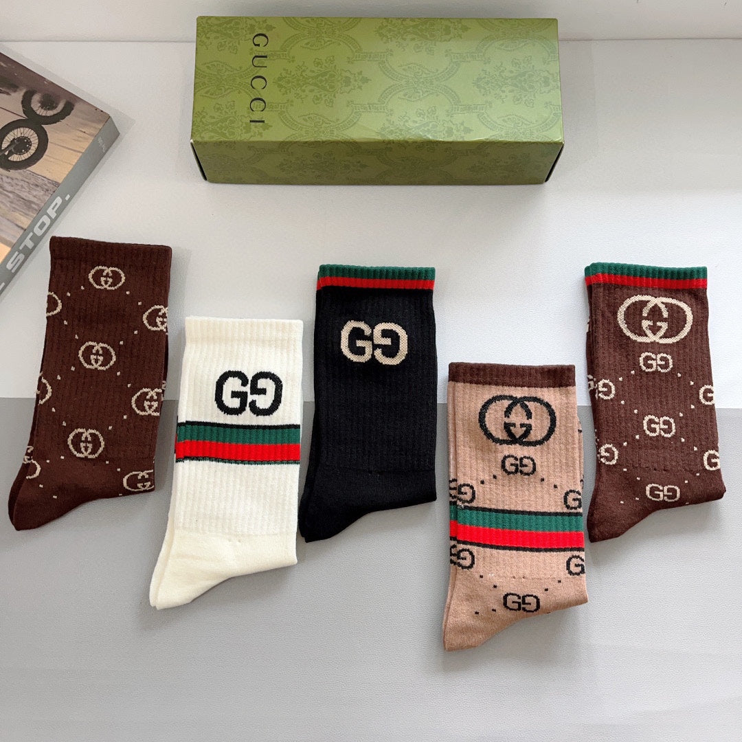 Double G Full Print Socks