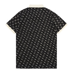 Classic Graphic Print Polo Shirt