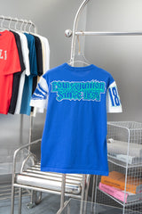 Blue Stitching T Shirt