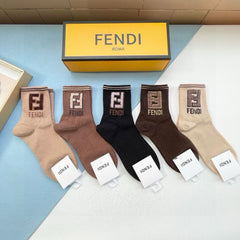 Big F New Arrival Middle-Tube Socks